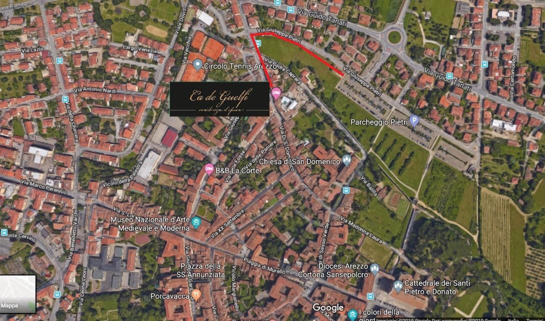 アレッツォ Ca De Guelfi Residenza D'Epoca Bed & Breakfast エクステリア 写真